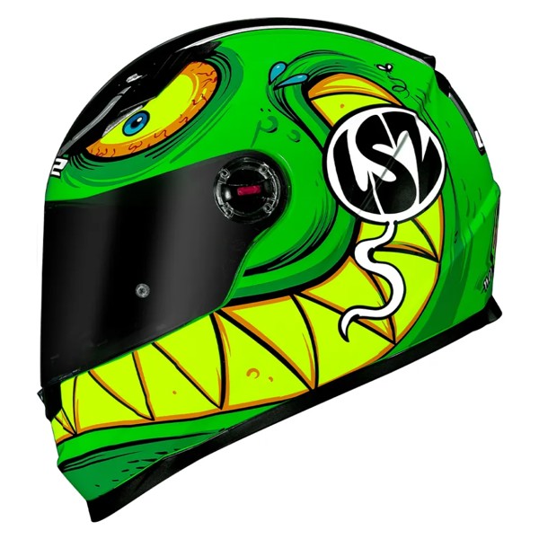 Capacete LS2 F358 Rampage - COR: Verde, TAMANHO: 56