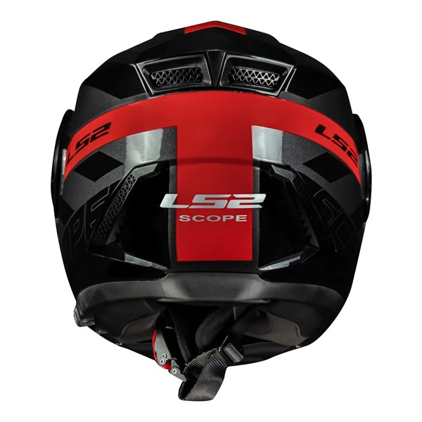 Capacete LS2 FF902 Scope Hamr - COR: Preto/Vermelho, TAMANHO: 64