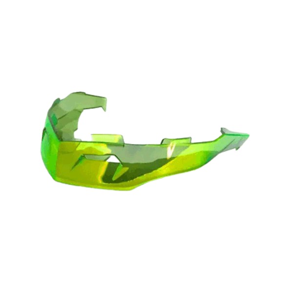 Aerofólio Spoiler KYT TT Course Transparente Amarelo Duotech