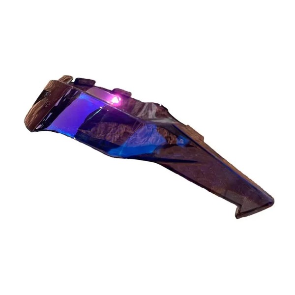 Aerofólio Spoiler KYT TT Course Iridium Azul Duotech