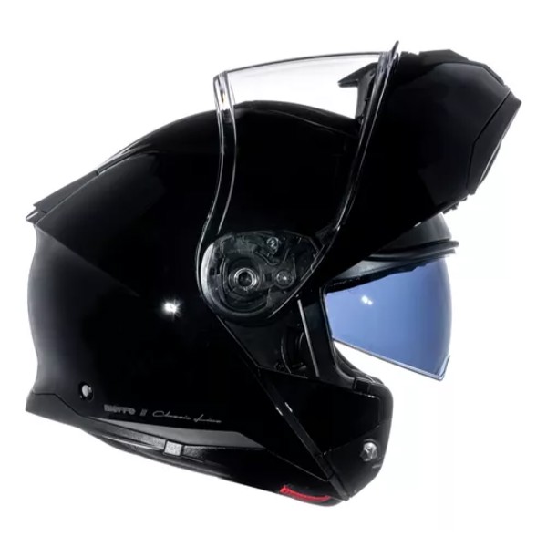 Capacete Bieffe B-Dynamic Classic *** - COR: Preto Brilho, TAMANHO: 62