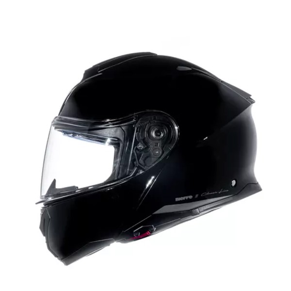 Capacete Bieffe B-Dynamic Classic *** - COR: Preto Brilho, TAMANHO: 62