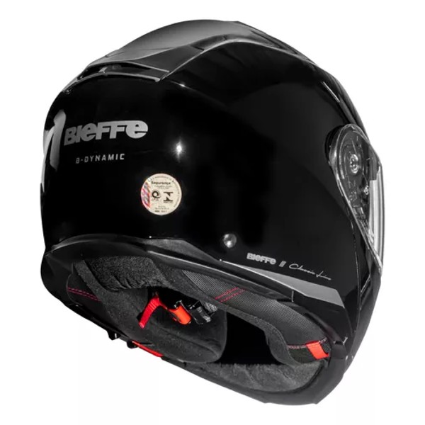 Capacete Bieffe B-Dynamic Classic *** - COR: Preto Brilho, TAMANHO: 62