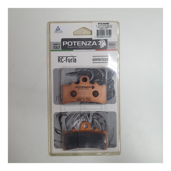 Pastilha PTZ390RC Potenza Sinterizada