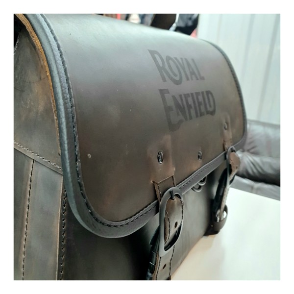 Alforge Lateral RC 010 Médio Royal Enfield Par Marrom