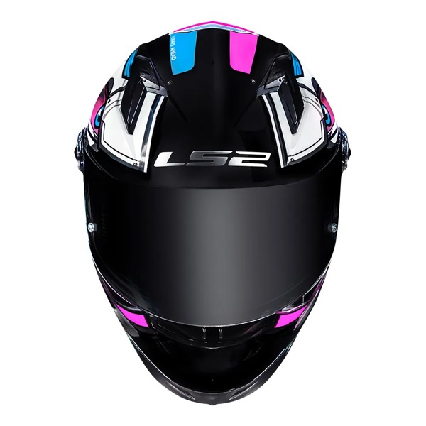 Capacete LS2 FF358 Classic Xdron - COR: Cyan Rosa, TAMANHO: 62