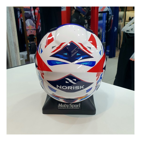 Capacete Norisk Orion SV Denver - Azul / Vermelho - TAMANHO: 56