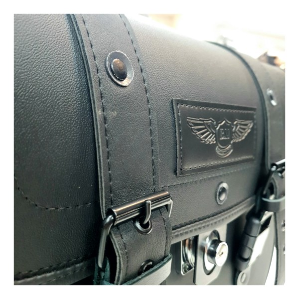 Alforge Lateral Bely Inclinado 16L com Chave Par Preto