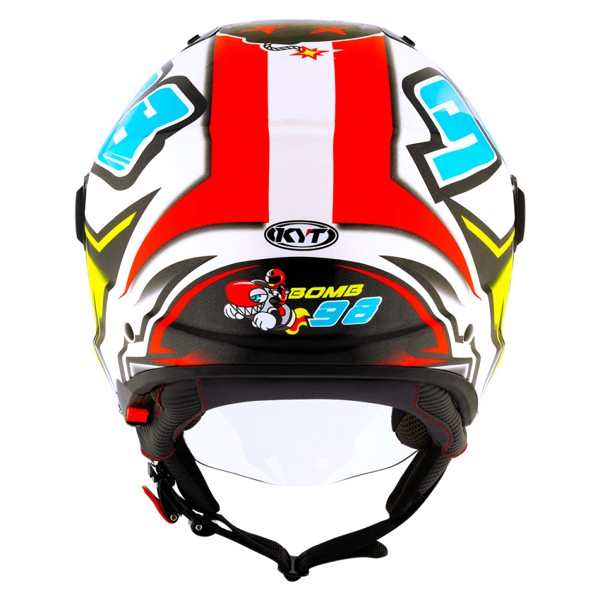 Capacete KYT D-City 98 Bomb - Amarelo / Branco