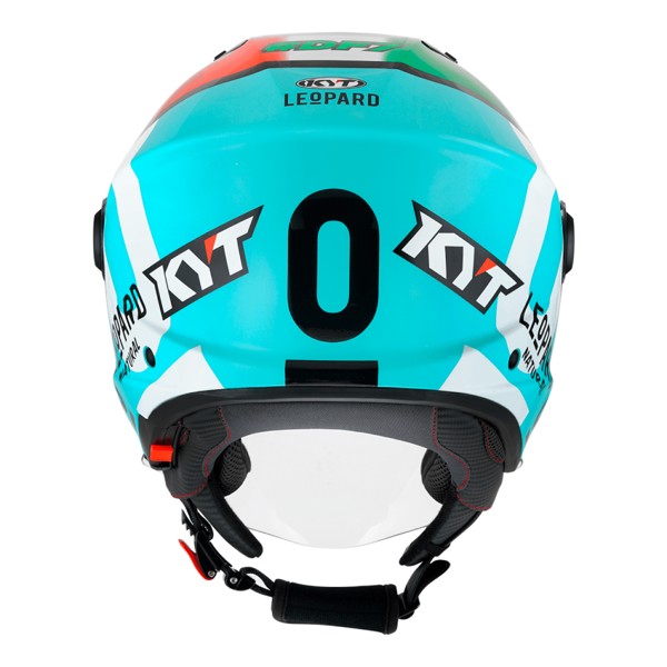 Capacete KYT D-City Dennis Foggia Leopard Replica - Azul