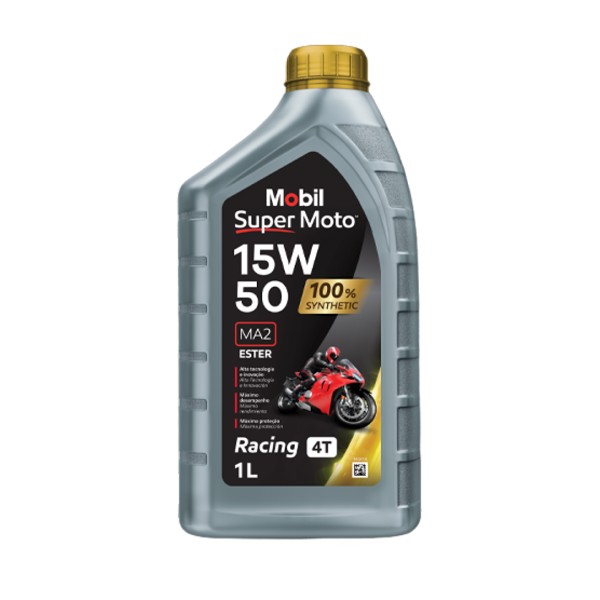 Oleo 4T 15W-50 Mobil Sintético JASO MA2/API SN 1 Litro