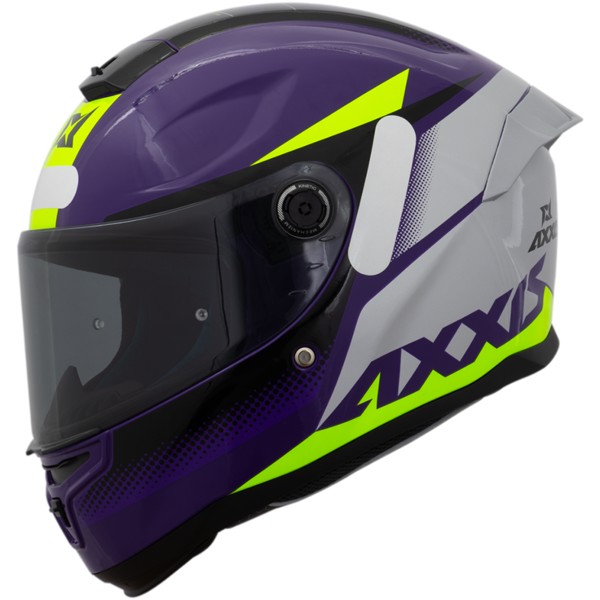 Capacete Axxis Hummer Brick C18 Violeta/Cinza Brilho | Moby Sport