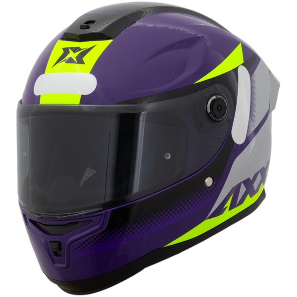 Capacete Axxis Hummer Brick C18 Violeta/Cinza Brilho | Moby Sport