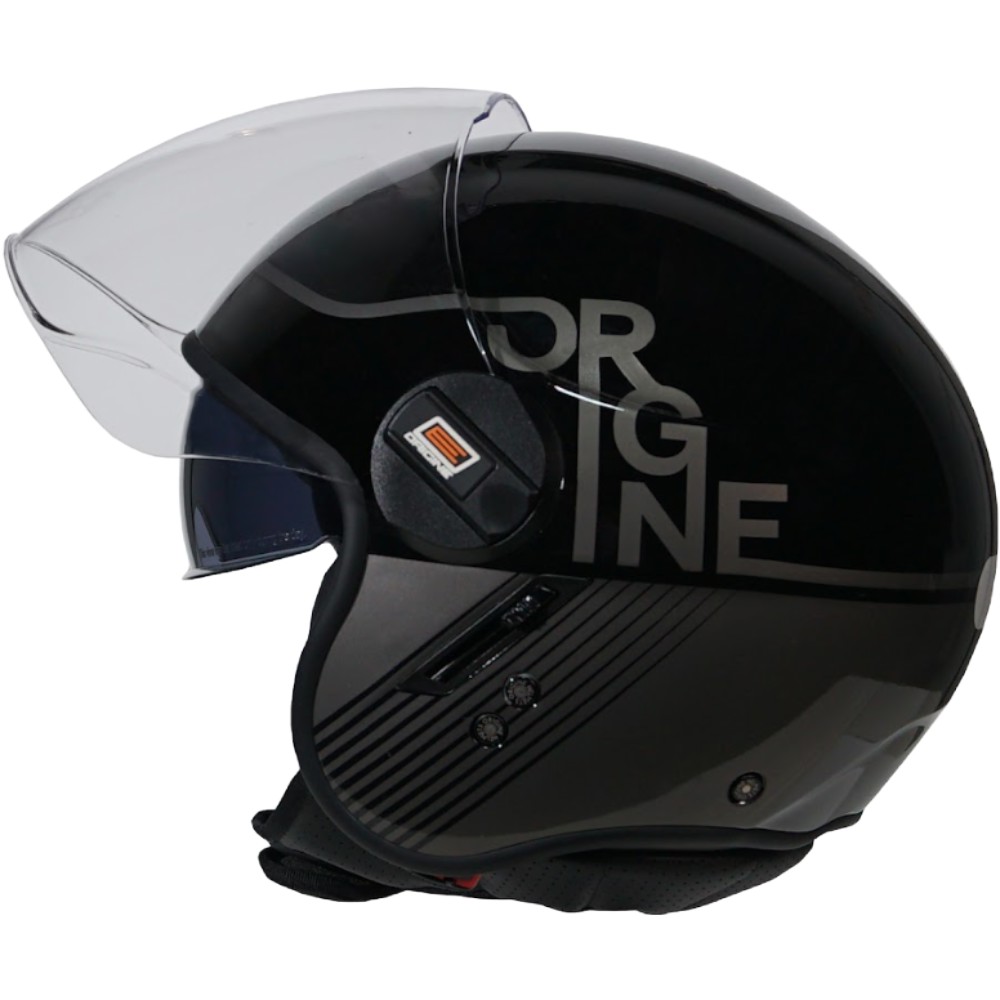 Capacete Compacto Capacete Origine Alpha Snatch Preto Brilho - Moby Sport