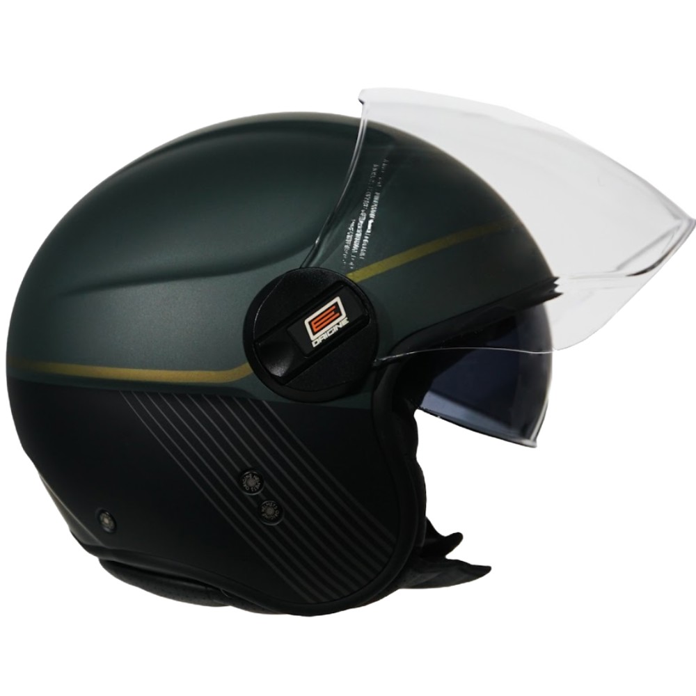 Capacete Compacto Capacete Origine Alpha Snatch Verde Militar Fosco | Moby Sport - Moby Sport