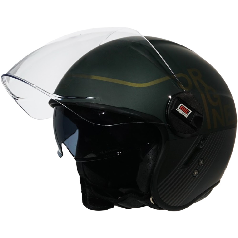 Capacete Compacto Capacete Origine Alpha Snatch Verde Militar Fosco | Moby Sport - Moby Sport