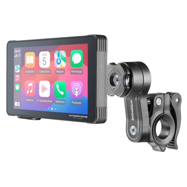 Multimidia RideSync Display Portatil 5,5 Polegadas Interphone INTERPHORIDESYNC