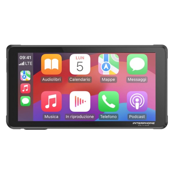 Multimidia RideSync Display Portatil 5,5 Polegadas Interphone INTERPHORIDESYNC
