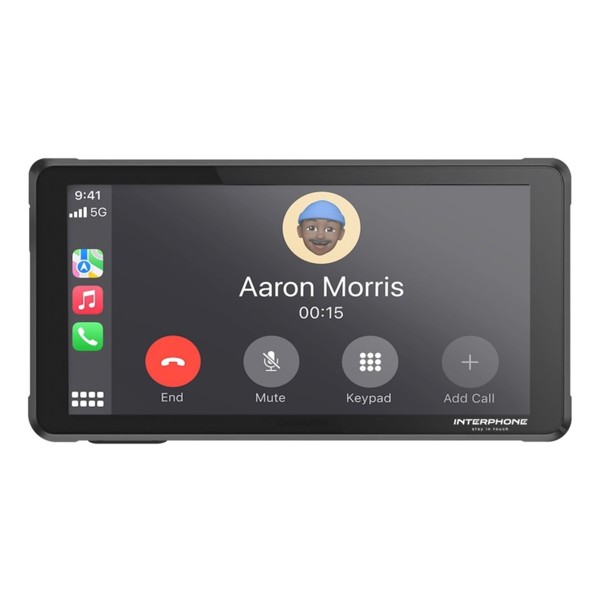 Multimidia RideSync Display Portatil 5,5 Polegadas Interphone INTERPHORIDESYNC