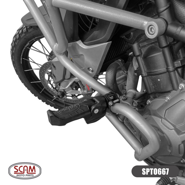 Pedaleira Protetor Carenagem Tiger 900 / Tiger 1200 Scam SPTO667