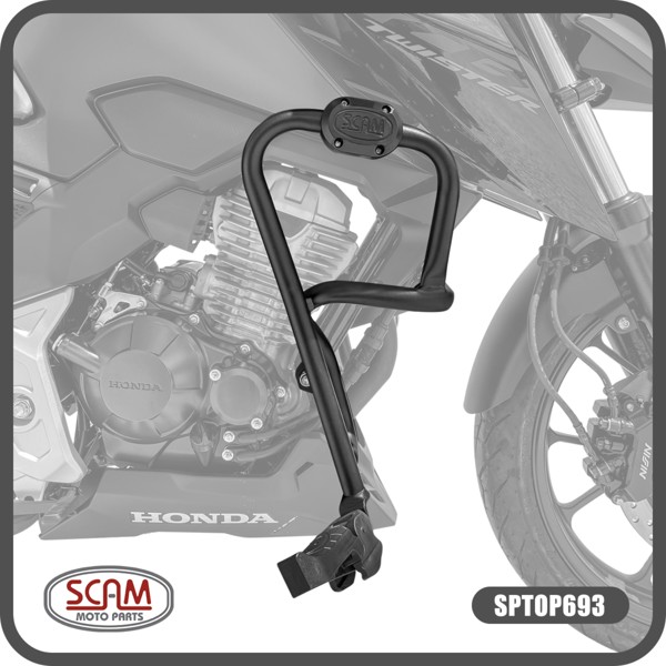 Protetor Carenagem CB 300F 23... com Pedaleira Scam SPTOP693
