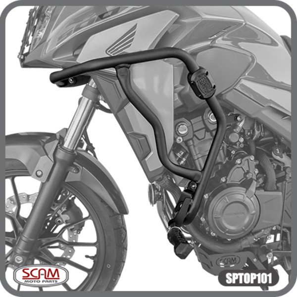 Protetor Carenagem CB 500X 13... com Pedaleira Scam SPTOP101