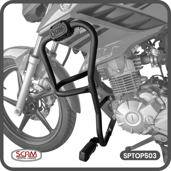 Protetor Carenagem Factor 150 / Fazer 150 com Pedaleira Scam SPTOP503