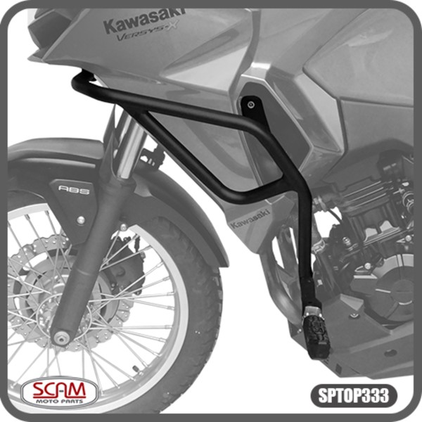 Protetor Carenagem Versys X300 18... com Pedaleira Scam SPTOP333
