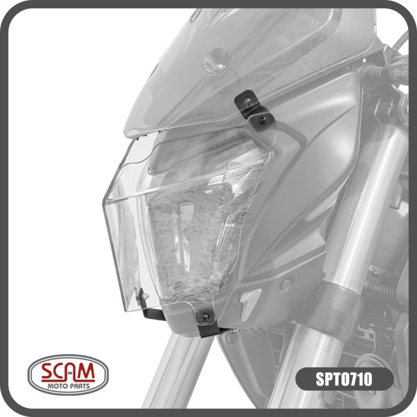 Protetor Farol Dominar 250 / Dominar 400 Policarbonato Scam SPTO710