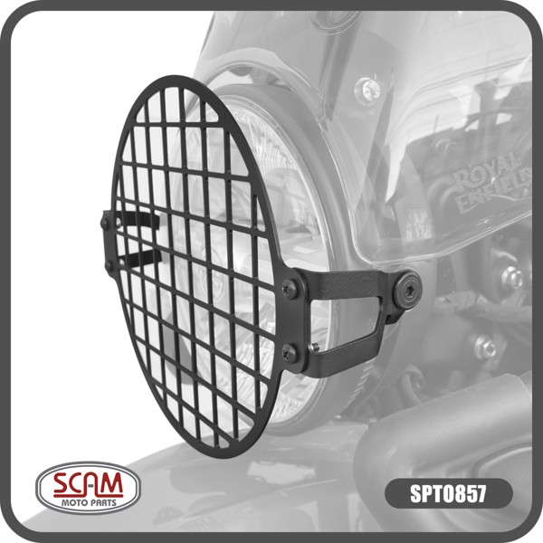 Protetor Farol Himalayan 450 2025 Aço Carbono Scam SPTO857 | Moby Sport