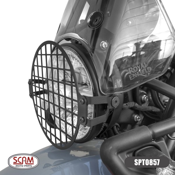 Protetor Farol Himalayan 450 2025 Aço Carbono Scam SPTO857 | Moby Sport