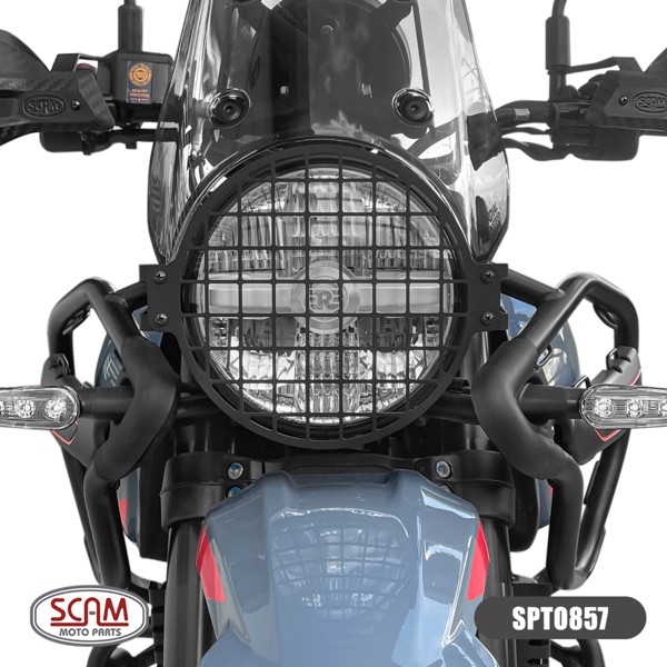 Protetor Farol Himalayan 450 2025 Aço Carbono Scam SPTO857 | Moby Sport