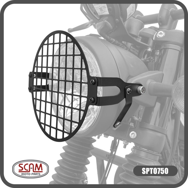 Protetor Farol Meteor 350 22... / Hunter 350 23... Aço Carbono Scam SPTO750