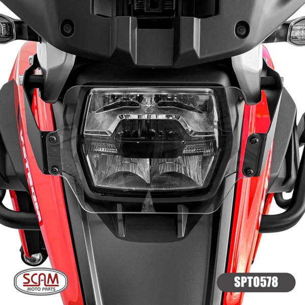 Protetor Farol V-Strom 1050 DE/XT 22... Policarbonato Scam SPTO578