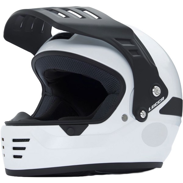 Capacete Lucca Cruiser Branco Perolado – Estilo Retrô e Segurança | Moby Sport