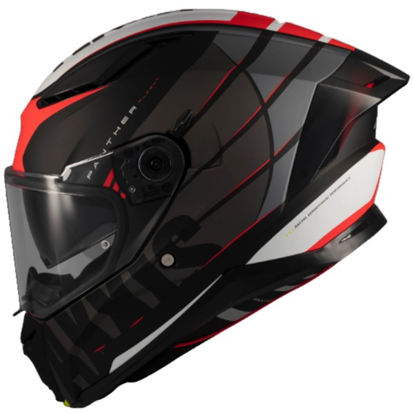 Capacete Axxis Panther SV Flight B5 Preto Vermelho | Moby Sport