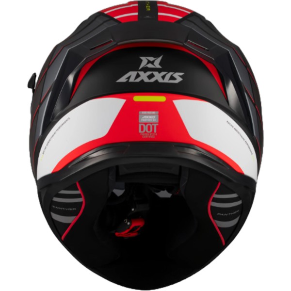 Capacete Axxis Panther SV Flight B5 Preto Vermelho | Moby Sport