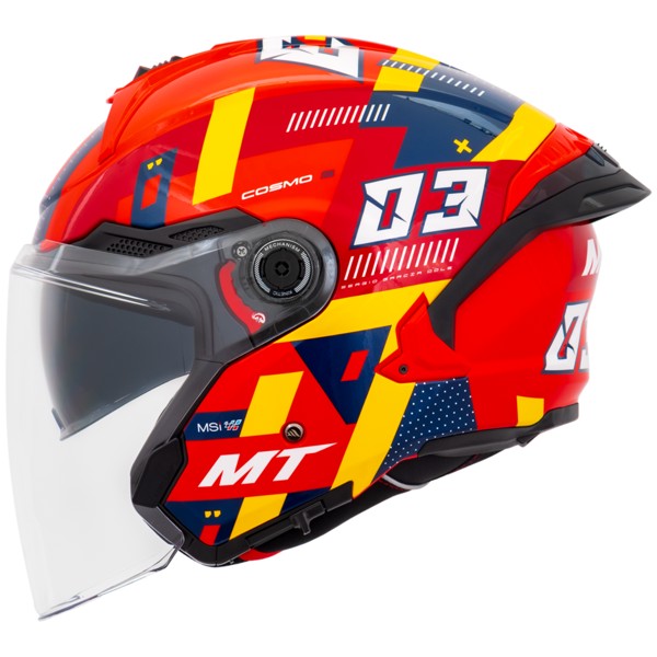 Capacete MT Cosmo SV Solid E5 Vermelho – Segurança e Estilo | Moby Sport