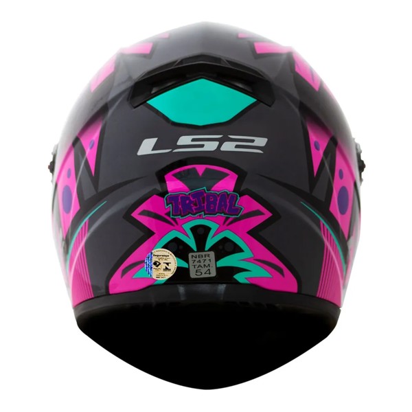 Capacete LS2 FF358 Classic Tribal Rosa – Estilo e Proteção | Moby Sport