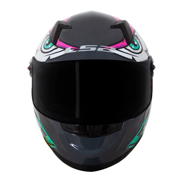 Capacete LS2 FF358 Classic Tribal Rosa – Estilo e Proteção | Moby Sport
