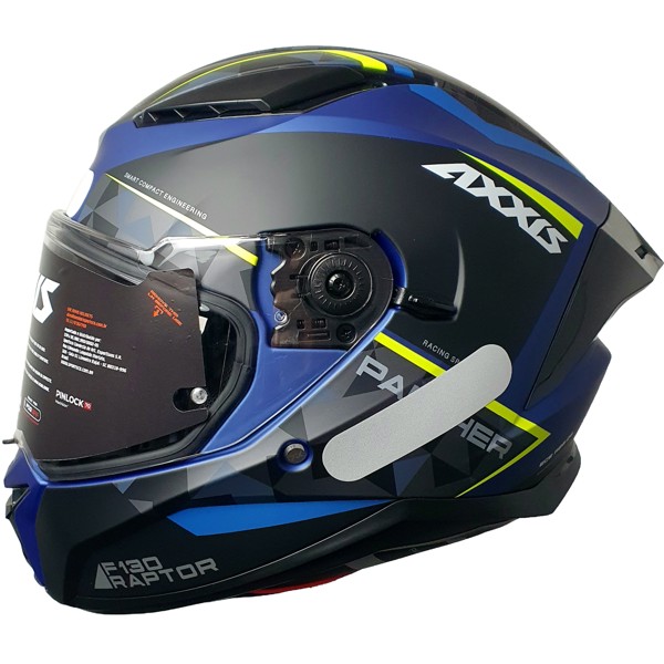 Capacete Axxis Panther SV Raptor C7 Azul Preto Fosco | Moby Sport
