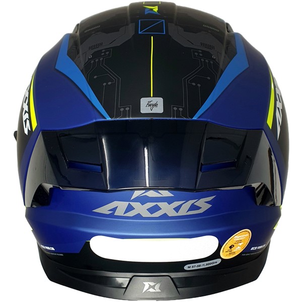 Capacete Axxis Panther SV Raptor C7 Azul Preto Fosco | Moby Sport