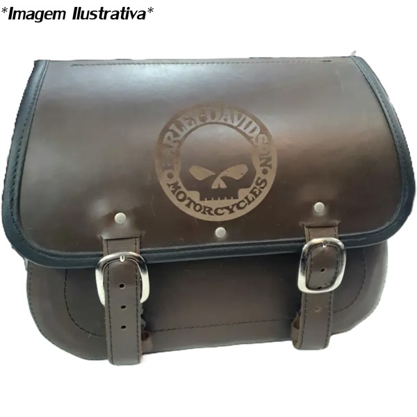 Alforge Lateral RC mod 010 medio marrom logo hd (par)