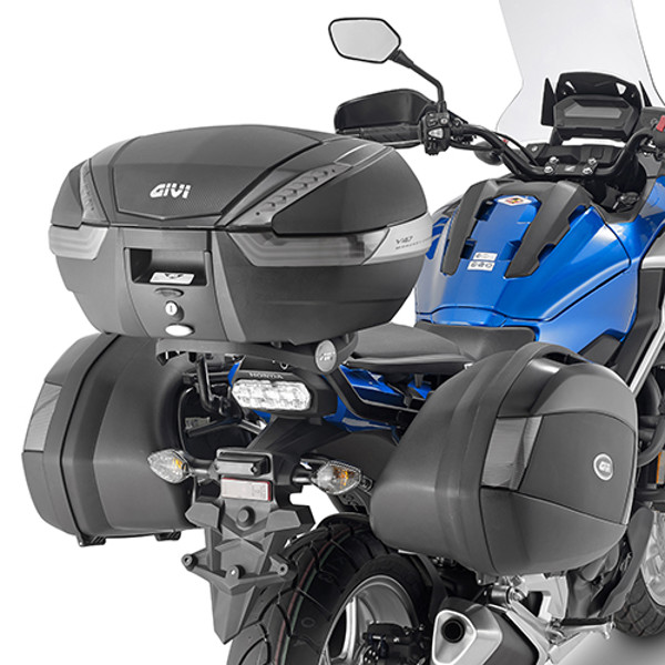KIT COMBO Bagageiro NC 750X 16-19 Givi 1146FZ + Base M5 Medalhão