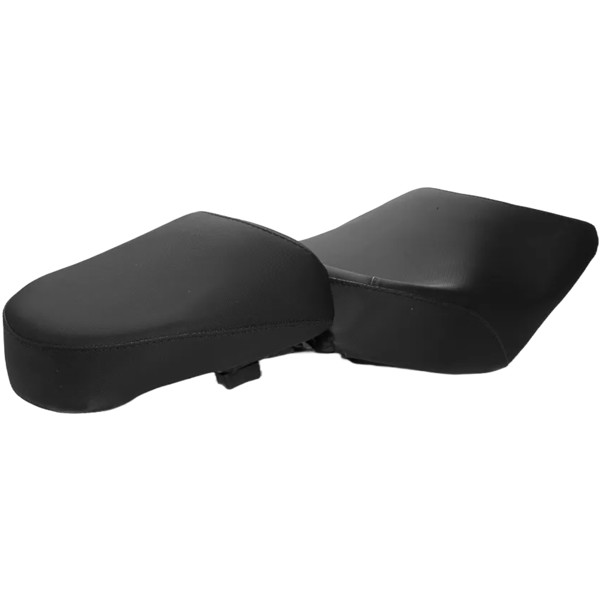 Banco Comfort Dominar 400 Bipartido Liso com Gel Pedrinho 1182309CG Preto