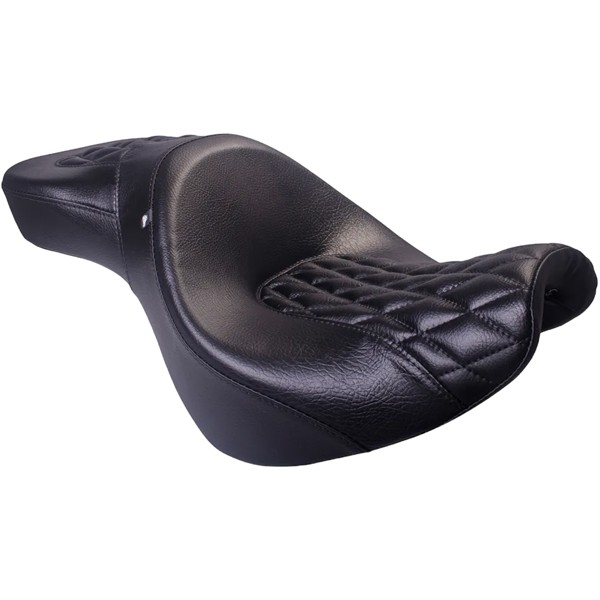 Banco Comfort Fat Bob 18... Inteiriço Diamond com Gel Pedrinho 1170689CG Preto