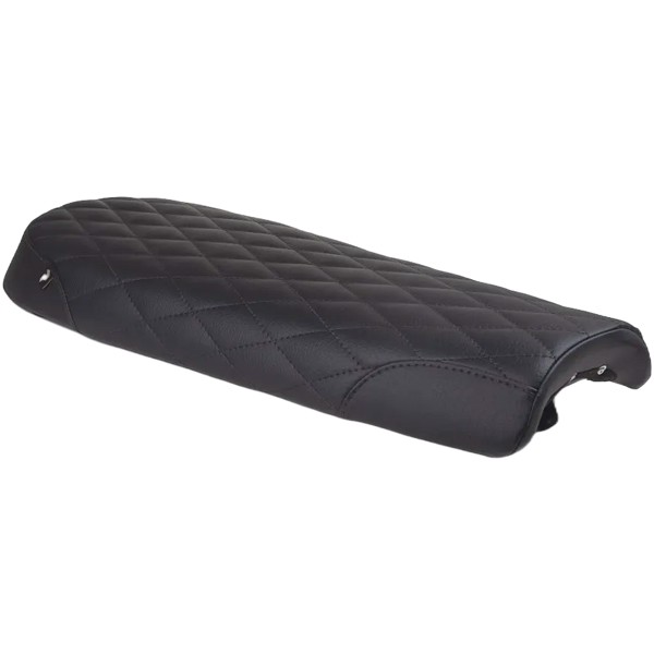 Banco Brat Seat Interceptor / Continental GT 650 Interiço Diamond sem Gel Pedrinho 1181463SG Preto