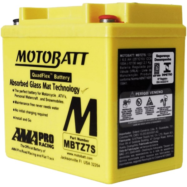 Bateria MBTZ7S Motobatt