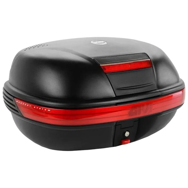 Bau Traseiro Givi E460N 46L Monokey Vermelho + Base E250