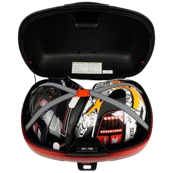 Bau Traseiro Givi E460N 46L Monokey Vermelho + Base E250